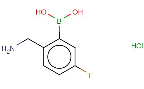 (2-AMINOMETHYL-5-FLUORO)PHENYLBORONIC ACID HYDROCHLORIDE